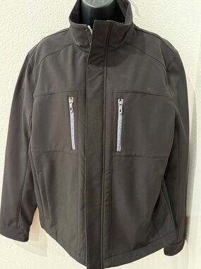 KENNETH COLE REACTION G-111 Apparel | Men’s Full Zip Waterproof Jacket | LARGE